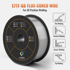 Low Spatter 9.9lbs & 0.035in Flux Core Welding Wire Flux Mig Welder Welding Wire