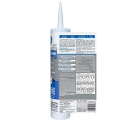 (3 Pack) GE Silicone 1 Window & Door Caulk Sealant Clear, 10.1 oz, Waterproof