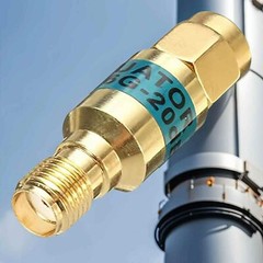 2 Watt 15dB SMA Type Fixed Damper – 2W RF Fixed Attenuator SMA Plug 6Ghz