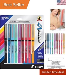 Precise V7 Capped Liquid Ink Rollerball Pens, Fine Point Ink Pens 0.7 mm, Col…