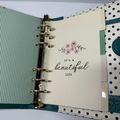 Franklin Covey Love Collection Compact Planner Floral Cover Snap Closure