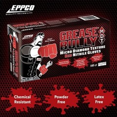 Grease Bully MDT Red Nitrile Gloves – 7MIL – 10 Boxes Per Case