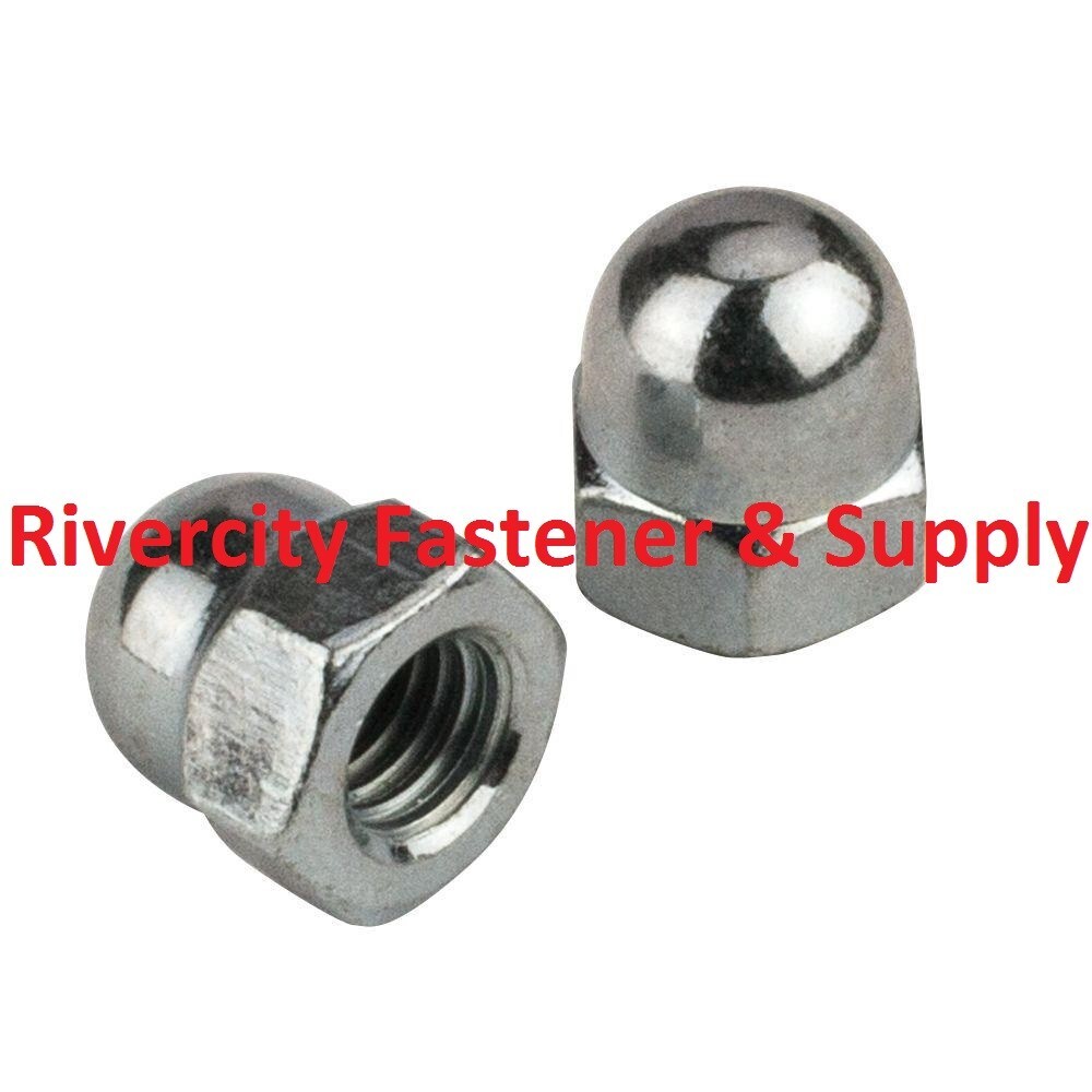 7/16-14 Stainless Steel Acorn / Dome / Cap Hex Nut 7/16 x 14 Nuts 7/16×14