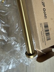 theaoo Paper Towel Holder – Under Cabinet Paper Towel Holder SATIN BRASS