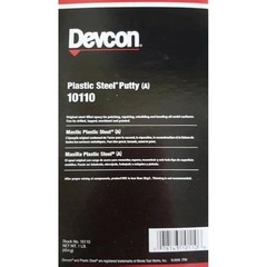 DEVCON 10110 Plastic Steel Putty Epoxy (A) 1 lb. New Sealant Metal Concrete