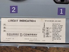 Square D PAK-55C RV Power Outlet 70A 120/240V 1 Phase 3 Wire Series 1 Raintight