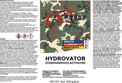 16 oz HYDROVATOR AEROSOL SPRAY CAN HYDROGRAPHICS HYDRO DIPPING ACTIVATOR FILM FS