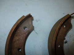 JOHN DEERE 316 318 330 332 420 TRACTOR REAR BRAKE SHOES (4) AM116982 $455+ JD