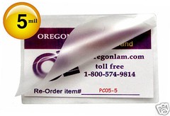 500/pack Prayer Card size Hot Laminating Pouches 5 Mil 2-3/4 x 4-1/2, 2.75 x 4.5