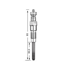 4PCS Glow Plug Y-716RS for Kubota V2203-E V1903-E V2403 V2003T Engine 4D87