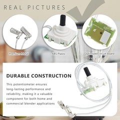 GYOFFULL 15955 Potentiometer Switch Replacement Compatible with white