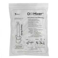 480pcs DX-Mixer Mixing Tips Dental Impression Heavy Body 6.5mm White Wing FDA