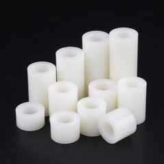 ABS Plastic Round Spacers White Nylon Spacer Column OD 7mm 9mm 11mm 14mm