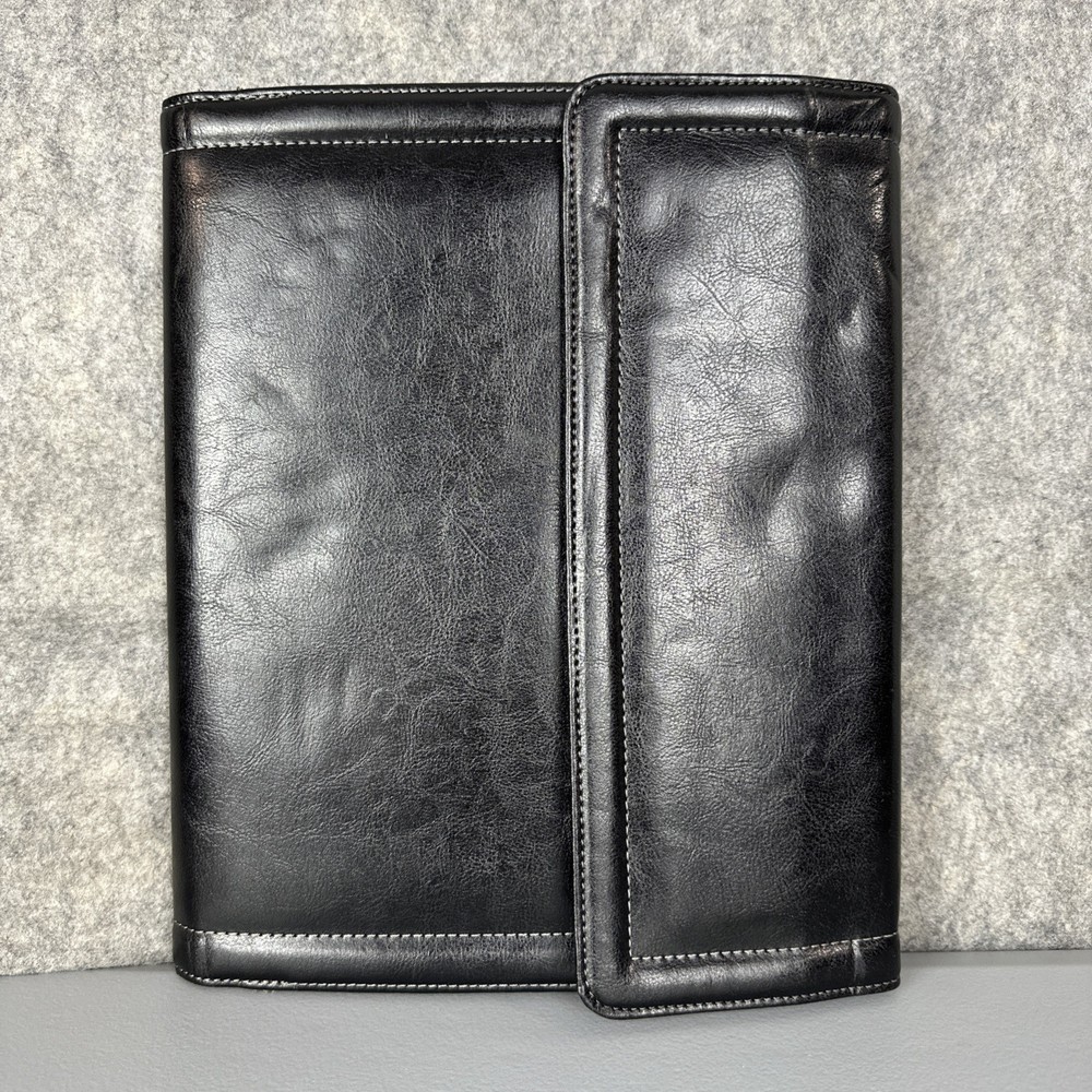 Samsonite Vinyl Tri-Fold Writing Pad, 10 1/2″ x 12 1/2″ Black Organizer Pouch