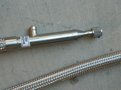 Vacuum Pump Hose Braided Stainless Steel Fitting 36′ Over All Length
