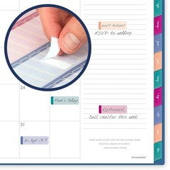 2025 Planner, Weekly & Monthly, 8-1/2 x 11, Large, Harmony, Denim (1099-905-20-2