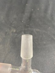 PYREX Glass 175mm 10/30 24/40 Joint 75° Custom Three-Way Distillation Adapter