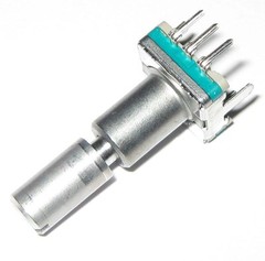 5 X Alps Rotary Encoder w/ Momentary Switch – 30 Detent / 360 Degrees – PC Board