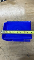 Bundle of 10 Uline S-20581 Plastic Industrial Grade Stackable Bins 9 x 6 x 5″