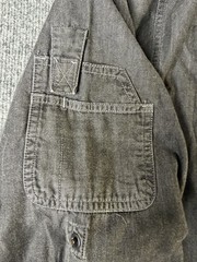 Urban Chef Works Jacket Men’s 2XL Gray Cotton Chef Coat Utility