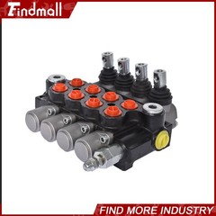 4 Spool Hydraulic Monoblock Double Acting Control Valve 11 GPM SAE Ports 3625PSI