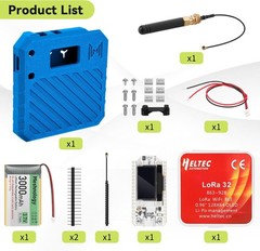 Meshtastic ESP32 LoRa V3 Development Board+Battery+ 915MHz Antenna with N33 Case