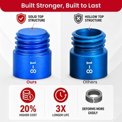 JoblikeBrez Thread Checker, 66pcs Nut and Bolt Thread Checker, 33 Inch & 33 M…