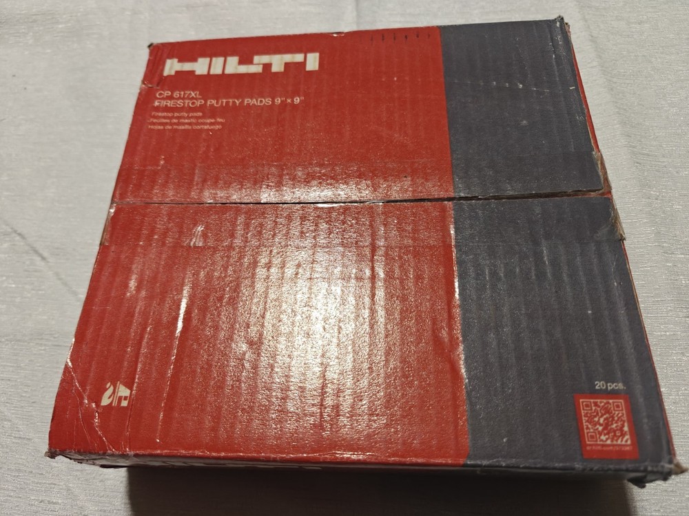 Hilti CP 617L Firestop Putty pad – 333583 (20 Count) 9×9