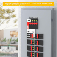 Generator Interlock Kit Compatible with ITE, Murray, Gould, Thomas, Siemens a…