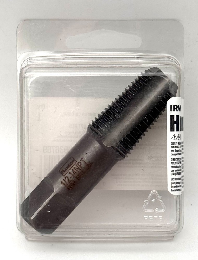 NEW IRWIN Hanson 1905P 1/2″ – 14 NPT HCS Taper Pipe Tap Made in USA ~ Free Ship.