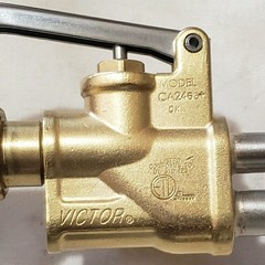 Victor CA2462+ Straight Head Cutting Torch Attachment 0381-1932 Journeyman