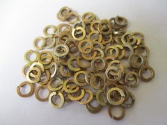 AN935-10L Lock Washer #10 Split Helical Plated Steel – Lot of 100
