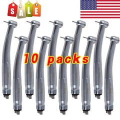 1-10* NSK Style Dental High Speed Handpiece Push Button 4 Hole / Rotor USA