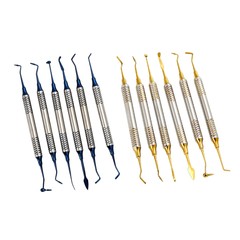 6pcs/set Dental Composite Resin Filling Spatula Repair Restorative Instruments
