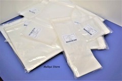 25 Pack Clear 9 x 12 Resealable Poly bags Uline self-seal adhesive lip 1.5 MIL