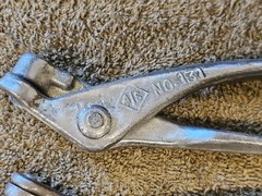 3 ATS Monolock Cleco Pliers Aviation Tool Sheet Metal Aircraft 7″ Fastener Lot