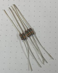 15 KΩ, 5%, 250 mWatt, Metal Film Resistor, Unbranded, 5 Each
