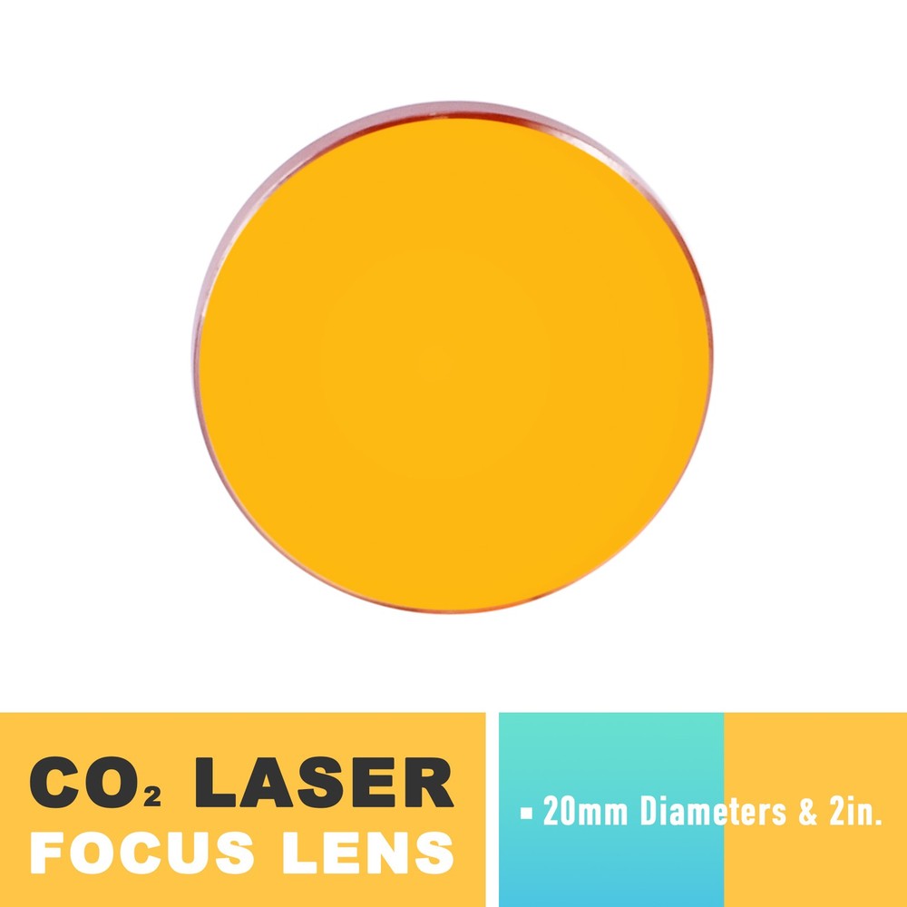 20mm Replacement Focus Lens for 50W 60W 70W 80W Laser Engravers PVD ZnSe 2″ FL