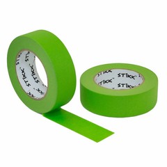 4pk 1.5″ 36mm x 60yd STIKK Green Painters Masking Tape 14 Day Easy Removal