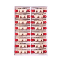 Dental Denture Acrylic Resin Teeth DIY Maxillary Anterior A1/a2/a3 Upper Lower
