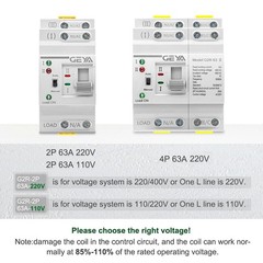 Uninterruptible Transfer Switch 4 Pole 63A for Home and Business