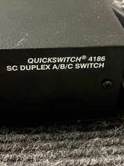 Electro Standards QuickSwitch 4186 Fiber Optic SC Duplex A/B/C Switch