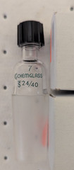 Chemglass Thermometer Inlet Adapter, 24/40, #7 Chem Thread, CG-1042-01, Lot of 2