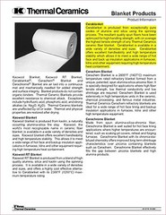 1″ CeraBlanket 24″ x 300″ Ceramic Fiber FULL ROLL 8# Thermal Ceramics OEM 2400F