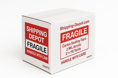18 Rolls Fragile Shipping Tape 2″x110 Yards Packing Shipping Box Sealing Tape