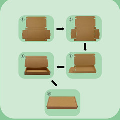 7X7X1 Inch Small Shipping Boxes 50 Pack, Brown Kraft Corrugated Cardboard