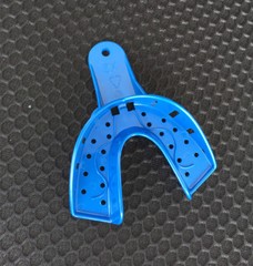 12pcs Dental Impression Tray Perforated Plastic Upper Lower S M L XL Durable