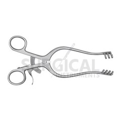 Weitlaner Retractor 4.5″ 3X4 Prong SHARP Stainless Steel German Grade