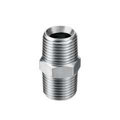 10 Pack Hydraulic Hose Adapter Fittings: 1/2″ NPTF Male x 1/2″ NPTF Male w/Cover