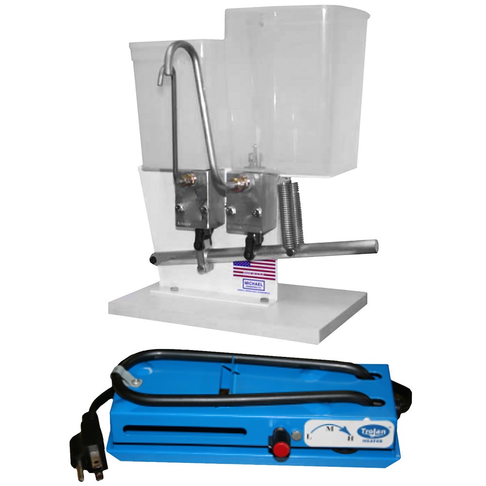 Epoxy Glue Dispenser With Pump Base Heater, Manual, Plastic Housing